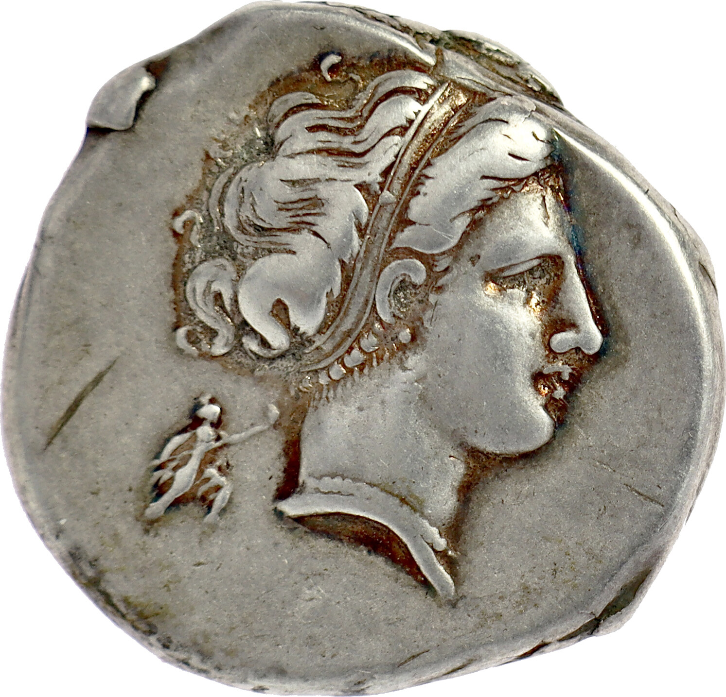 AR Nomos or Didrachm c. 300-275 BC Magna Graecia - Campania - with 