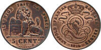BELGIUM 5 Centimes Kingdom - Leopold I - engraver’s initial with point - narrow 0 in date -