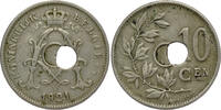 BELGIUM 10 Centiemen 1921 VL Albert I - MINT ERROR / MISSLAG ss 69.36 £  +  13.00 £ shipping