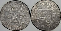 SPANISH NETHERLANDS County of Flanders - Charles II Patagon 1680 NGC MS 61