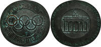 GERMANY AE Medal 1930 Weimar Republic - IX Olympic Congress vz- 368.45 £  +  13.00 £ shipping