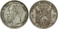 BELGIUM 1 Franc Leopold II -
