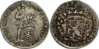 NETHERLANDS ⅛ Silver Ducat 1768 Province of Zeeland ss+ 186.39 £  +  13.00 £ shipping