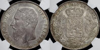 BELGIUM 5 Francs 1873 Leopold II NGC MS 61 281.76 £  +  13.00 £ shipping