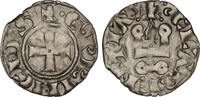 CRUSADER STATES BI Denier tournois Principality of Achaea - William II of Villehardouin -