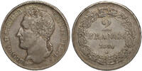 BELGIUM 2 Francs 1840 Leopold I GVF