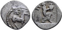 ANCIENT GREECE AR Obol c. 460-400 BC Thessaly - Larissa AVF