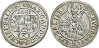 AUSTRIAN STATES 3 Kreuzer 1681 Prince-Archbishopric of Salzburg - Max Ga... 124.10 &pound;  +  18.83 &pound; shipping
