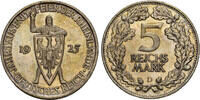 GERMANY 5 Reichsmark 1925 D Weimar Republic vz+ 158.33 &pound;  +  18.83 &pound; shipping