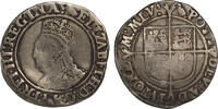 ENGLAND AR Shilling n.d. (1560-1561) Elizabeth I s+/ss- 278.15 &pound;  +  18.83 &pound; shipping