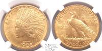 USA 10 Dollars 1908 10 Dollars 1908 MOTTO MS63 1,820.60 £  +  26.01 £ shipping