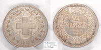 Suisse 2 Francs Pattern 1860 2 Francs Pattern 1860 1860 SP63