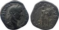 Roman Empire, Severus Alexander Æ Sestertius / Victory standing right, -