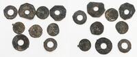 Demak Sultatante, Palembang Sultan Mahmud Lot of 7 Tin Pitis, (16-18th c... 33.81 £  +  11.14 £ shipping