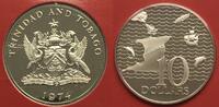 Trinidad and Tobago - 10 Dollars Silver Issue. -