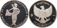 Indonesia - 500 Rupiah 1970. 25th Anniversary of Independence, Wayang da... 329.44 £  +  16.95 £ shipping