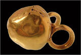 3rd cent BC-1st cent BC A unique Roman-Etruscan gold pendant VF+