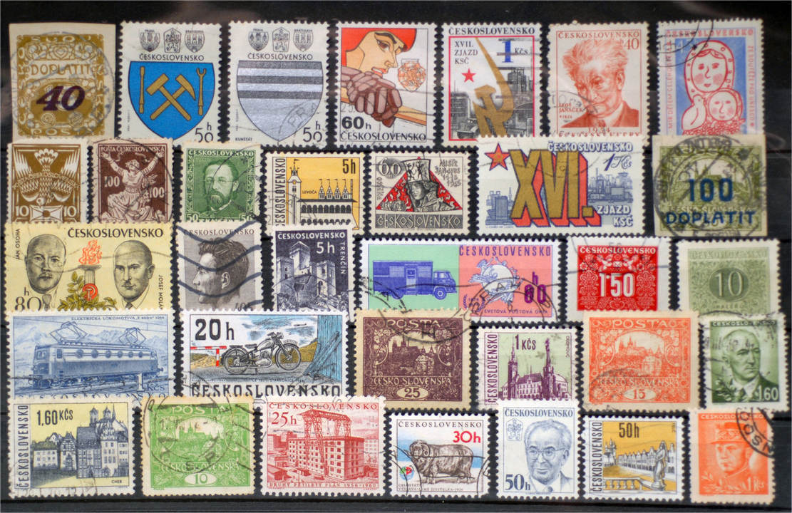 Ceskoslovensko lot stamps ST559