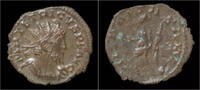 Roman antoninianus Tetricus I billon antoninianus Hilaritas standing left -
