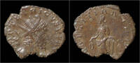 Roman antoninianus Tetricus I billon antoninianus Laetitia standing left -