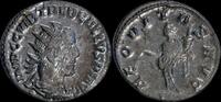 Roman antoninianus Trebonianus Gallus AR antoninianus Aequitas standing left -