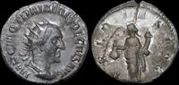 Roman antoninianus Trajan Decius AR antoninianus Uberitas standing left -