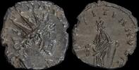 Roman antoninianus Tetricus I billon antoninianus Laetitia standing left. -