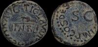 Roman quadrans Claudius AE quadrans -