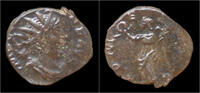 Roman antoninianus Tetricus I billon antoninianus Victory standing left -
