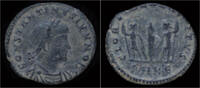 Roman half follis Constantine II half follis -
