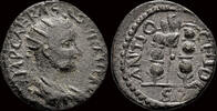 Pisidia AE20 Pisidia Antiochia Valerian I AE20 Aquila between two signa -
