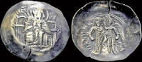 Byzantine electrum aspron trachy Isaac II Angelus, First Reign electrum aspron trachy -
