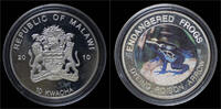 Malawi 10 kwacha Malawi- 10 kwacha 2010- Endangered frogs- Dyeng poison arrow -