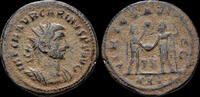 Roman antoninianus Carinus AE antoninianus Carinus standing right -