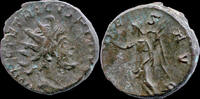 Roman antoninianus Tetricus I billon antoninianus Victory advancing left -