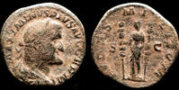 Roman sestertius Maximinus I AE sestertius Fides standing left -