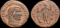 Roman Licinius I AE follis Jupiter standing left follis 308-324AD VF