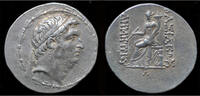 Seleucid Kingdom tetradrachm Seleucid Kingdom Demetrios I Soter AR tetradrachm. -