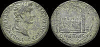 Roman AE As Tiberius, as Caesar AE As Altar of Lugdunum -