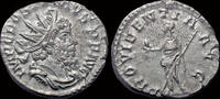 Roman antoninianus Postumus AR antoninianus Providentia standing left -