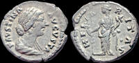 Roman denarius 161-175AD Faustina II AR denarius Hilaritas standing left... 85.83 £68.49 £  +  17.34 £ shipping