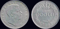 Romania 100 lei Romania Mihai I 100 lei 1943 -
