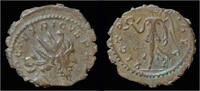 Roman antoninianus Tetricus I billon antoninianus Victory walking left -