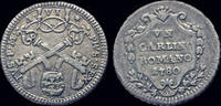 Italy 1 carlino Italy Papal States 1 carlino 1780 -