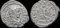 Roman denarius Caracalla AR denarius Victory walking left -