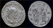 Roman antoninianus Trajan Decius AR antoninianus Pannoniae standing facing -