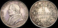 Vatican City 1 lire Italy Papal States 1 lira 1866 -