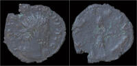 Roman antoninianus Tetricus I billon antoninianus Laetitia standing left -