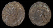 Roman antoninianus Victorinus billon antoninianus Sol standing left -