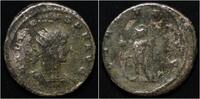 antoninianus 253-268AD Roman Gallienus billon antoninianus Virtus standing left VF